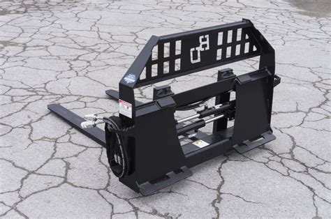 114045 skid steer forks|Hydraulically Adjusting Pallet Forks .